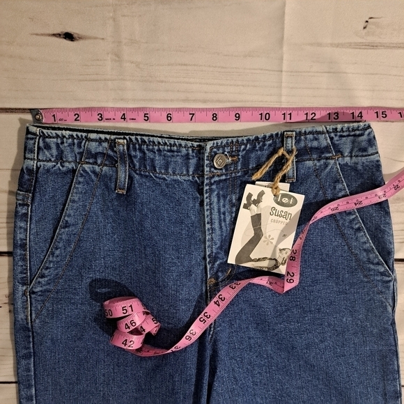 Vintage L.E.I Susan Cropped Pants Size 7 NWT - Picture 9 of 14